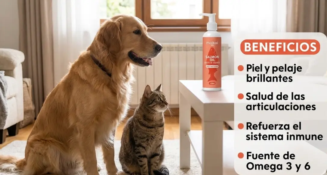 Aceite de Salmón para Perros y Gatos: El Superalimento para una Piel Sana y Articulaciones Fuertes