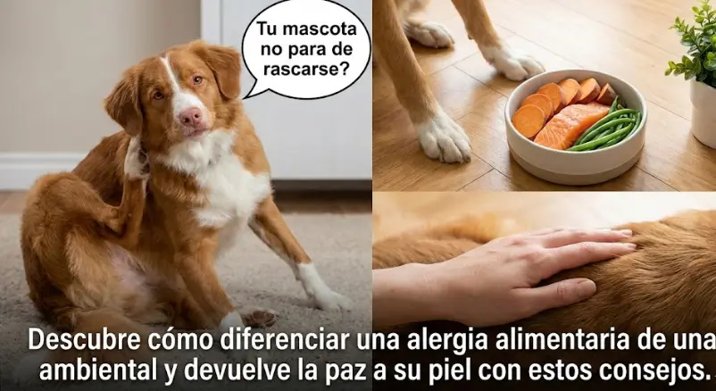 Alergias en Perros y Gatos: ¿Es la Comida o el Ambiente? Guía para Identificar la Atopia