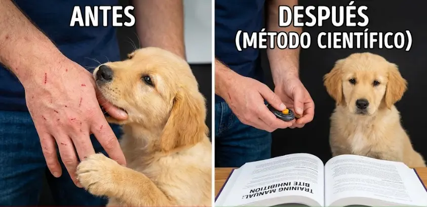 ¡Socorro, mi Cachorro es una Piraña! Cómo Enseñar a No Morder (Inhibición de la Mordida)