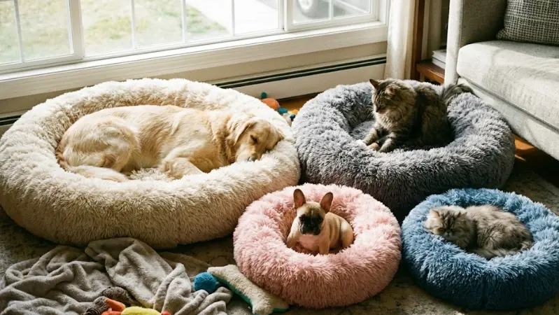Camas Anti-Ansiedad para Mascotas: ¿Realmente funcionan las camas tipo Donut?