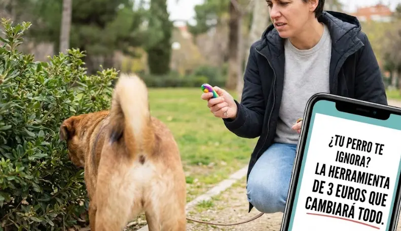 Entrenamiento con Clicker: El Secreto de los Profesionales para un Perro Obediente en 5 Minutos