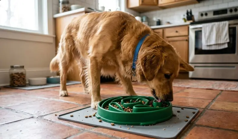 Comederos Lentos (Slow Feeders): La Guía para Evitar la Torsión de Estómago