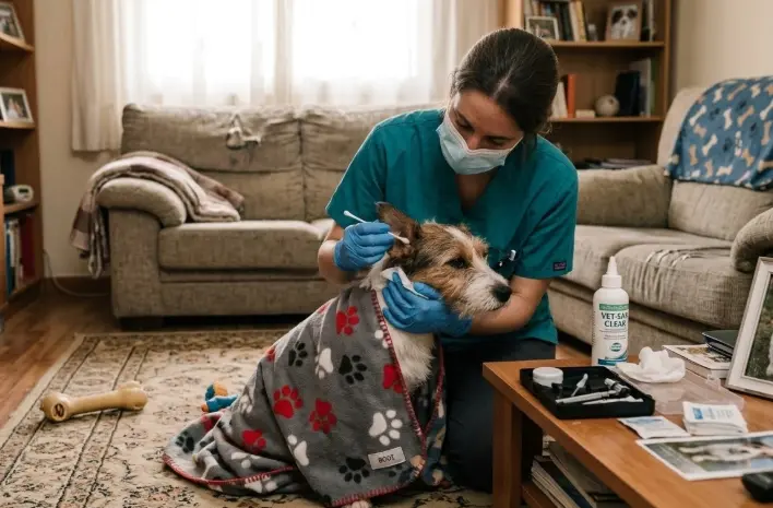 Limpieza de Oídos y Prevención de Otitis en Perros y Gatos: Guía Veterinaria